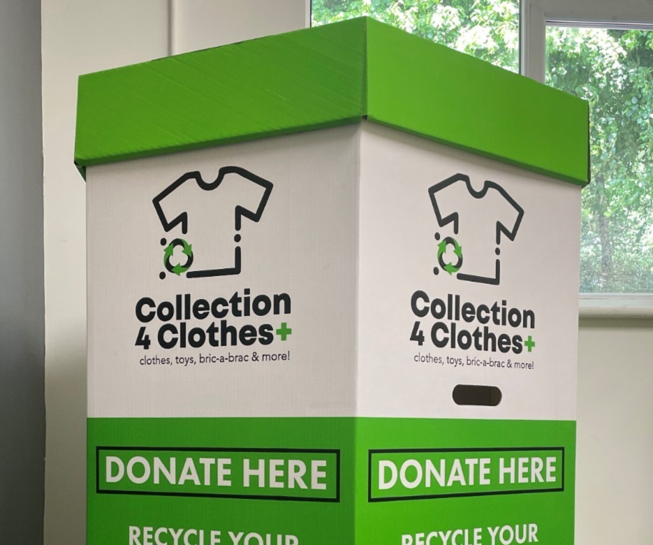 Helping Collection4Clothes support charities with our robust Hexa-bin designed packaging!