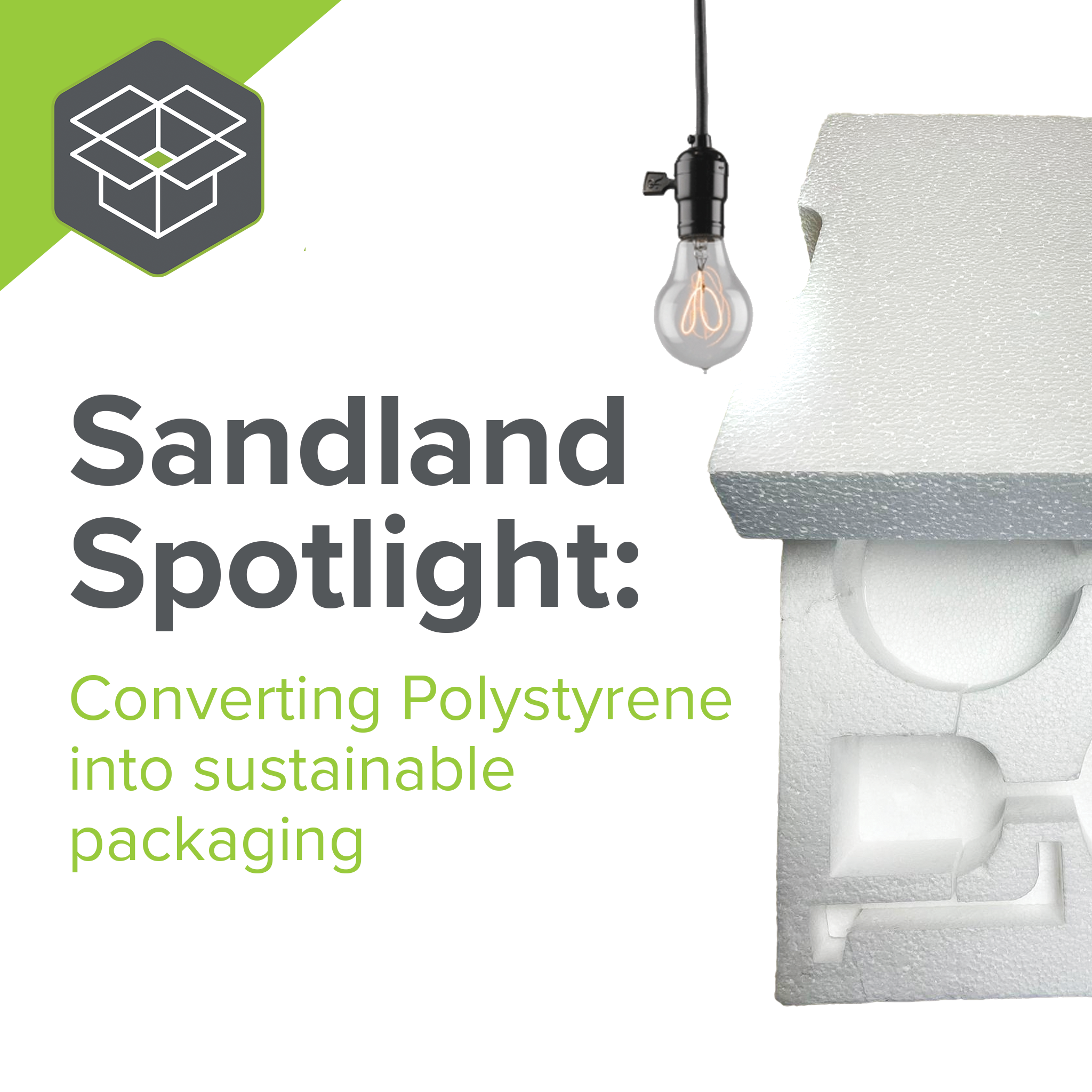 Converting Polystyrene to Sustainable Packaging